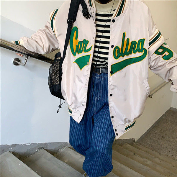 Vintage Harajuku Jacket Hip Hop Loose Jacket Women